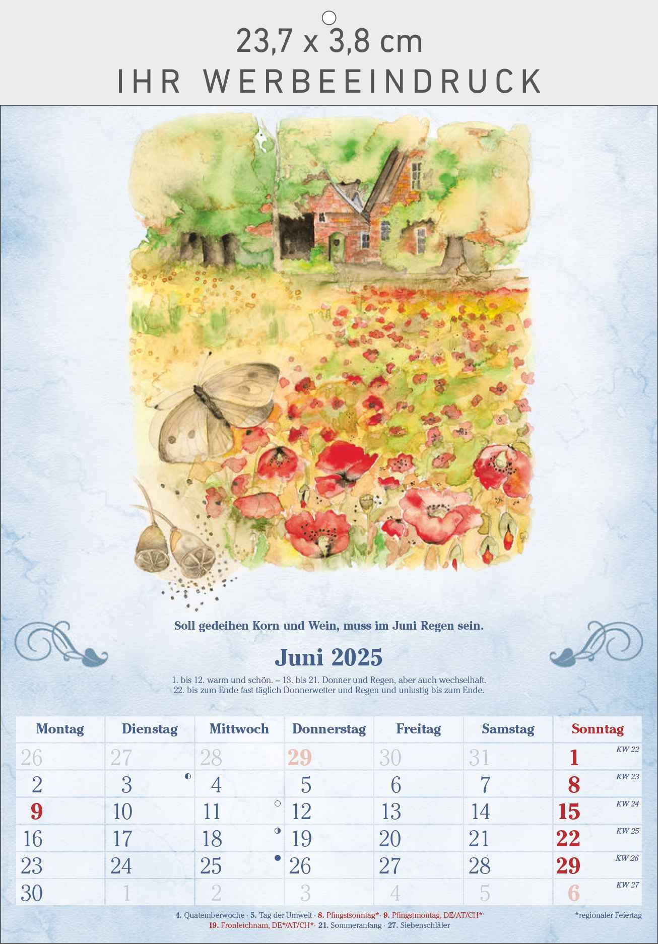 100-jähriger Kalender