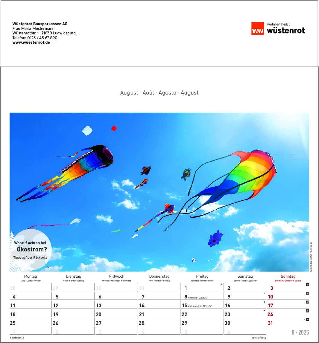 Save the Planet mit individuellem Eindruck