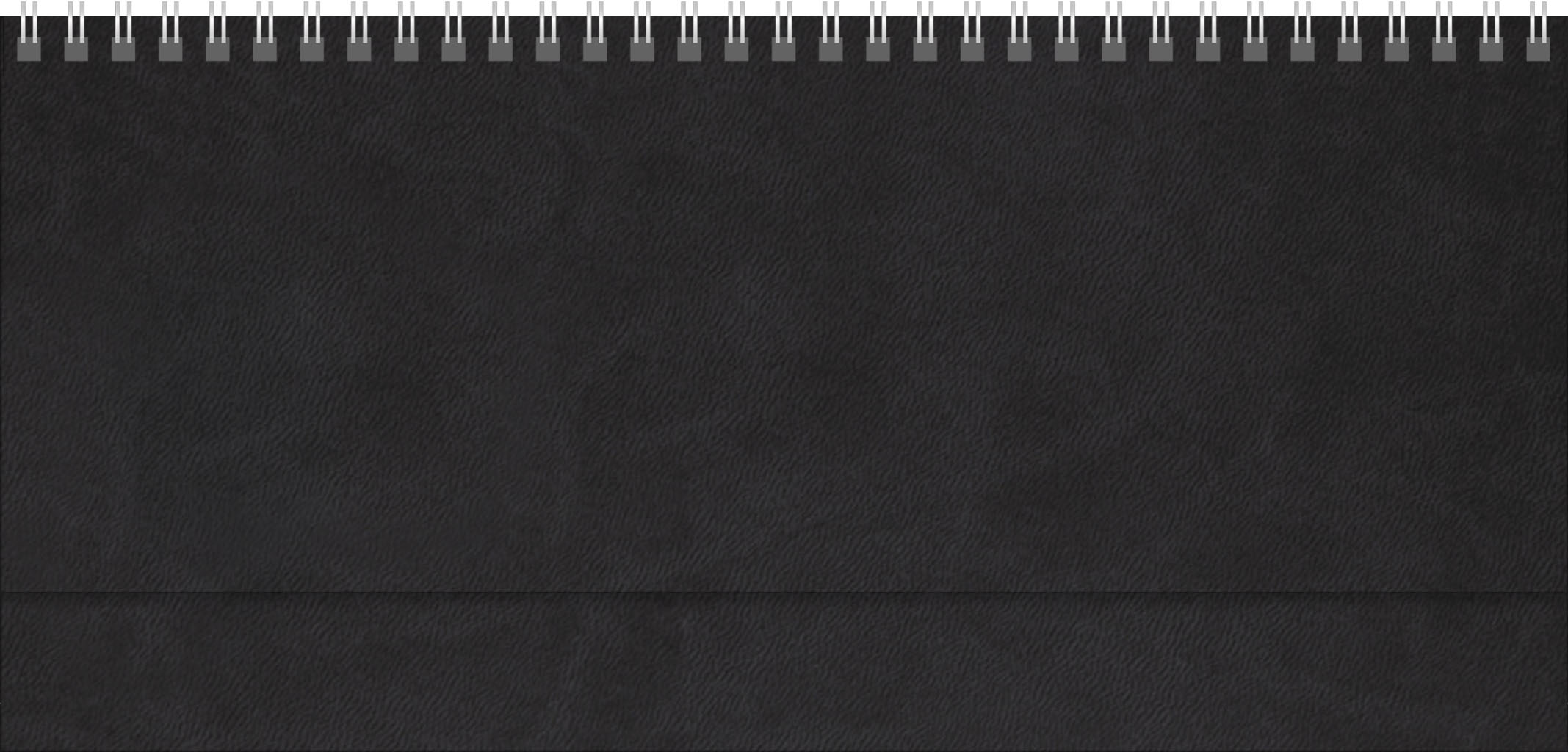 Tischquerkalender Teneriffa
Soft-Touch schwarz
1 Woche / 2 Seiten
4-spr. DE-GB-FR-ES grau/blau
mit Register