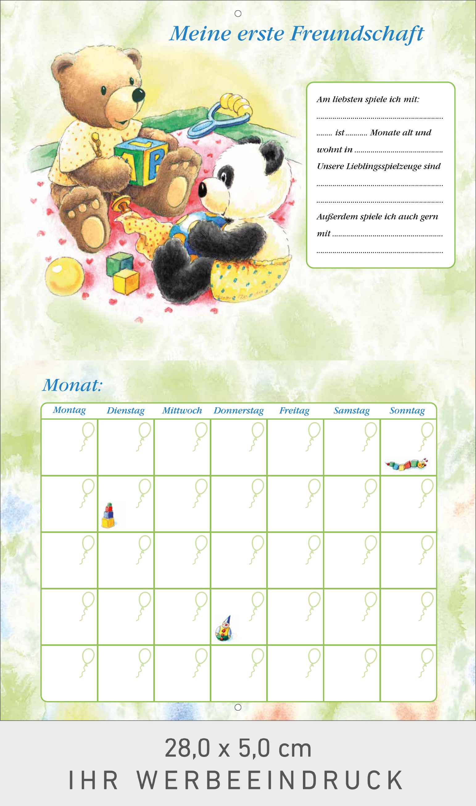 Mein erstes Jahr (Babykalender)